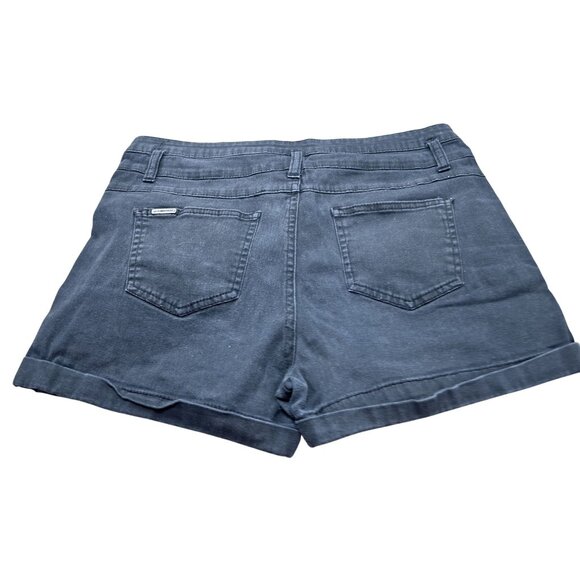 Celebrity Pink Jeans Womens Black Denim Shorts Size 13 - Picture 2 of 6